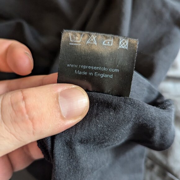 REPRESENT CLO. - England black t-shirt - Fits M - Picture 5 of 6